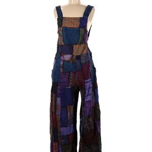 Kathmandu Multicolor Patchwork Overalls